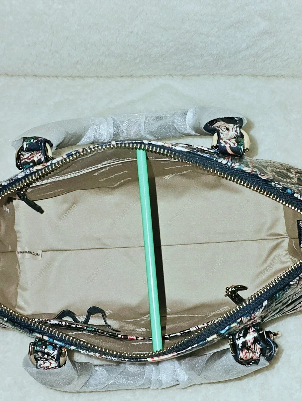NWT Brahmin BEJEWELED Medium Duxbury w/Ady Wallet